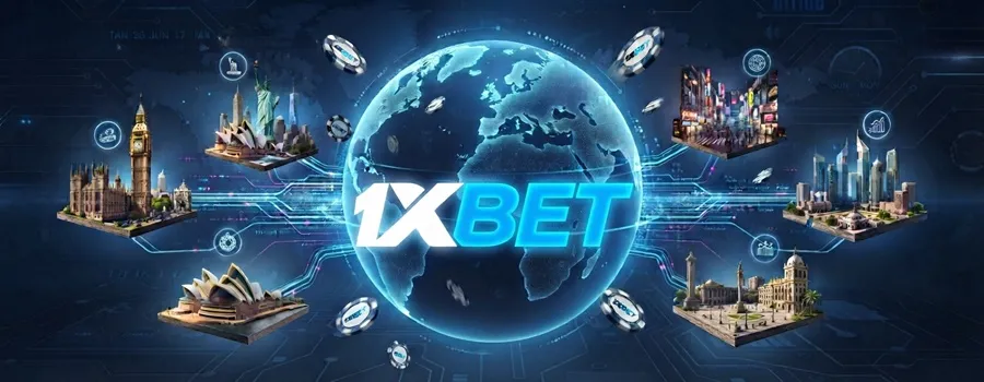 1xBet ตลาดโลก 4 การให้บริการคาสิโนระดับโลกของ 1xBet แยกตามประเทศ