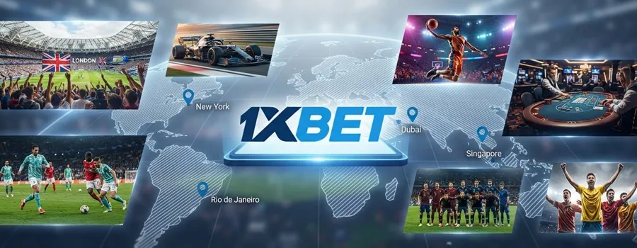 1xBet ตลาดโลก 2 ตลาดระดับโลกของ 1xBet และความครอบคลุมในการเดิมพันระหว่างประเทศ