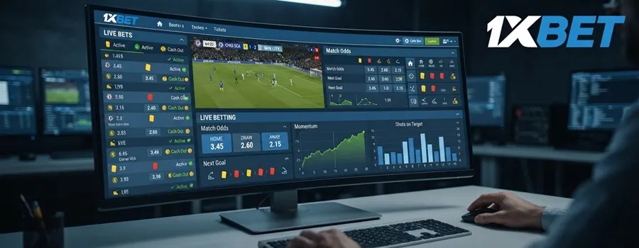 1xBet Sports Betting 3 1xBet live betting with in-play markets and changing odds