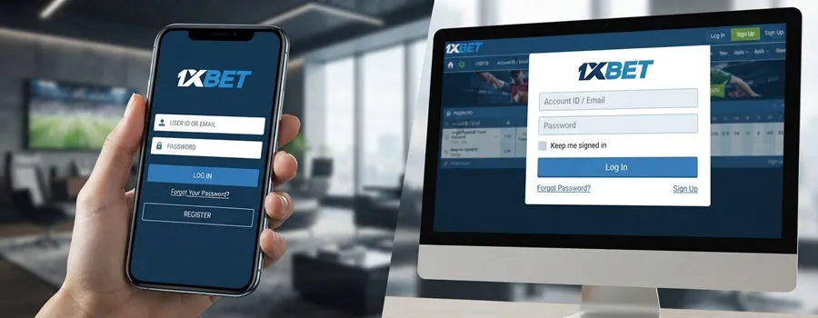 1xBet Login 2 1xBet login page with username and password fields