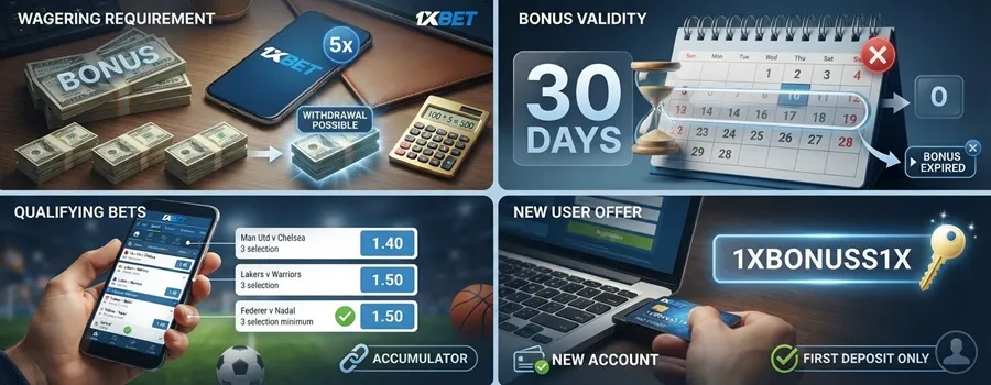 1xBet Promo Code 5 1xBet bonus terms and requirements
