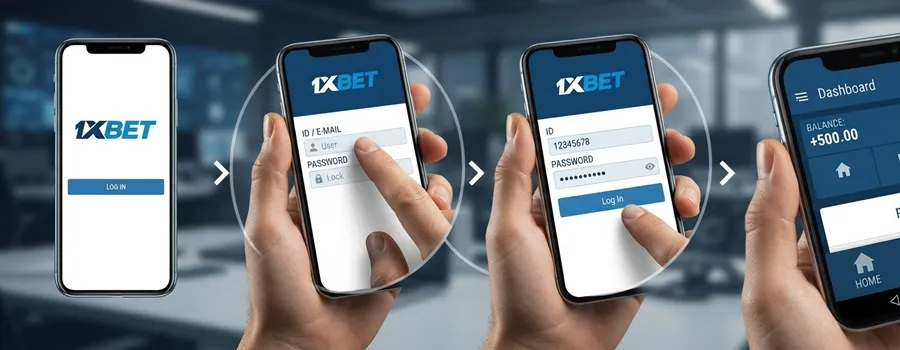 1xBet Mobile Apps 4 How to log in to the 1xBet mobile app